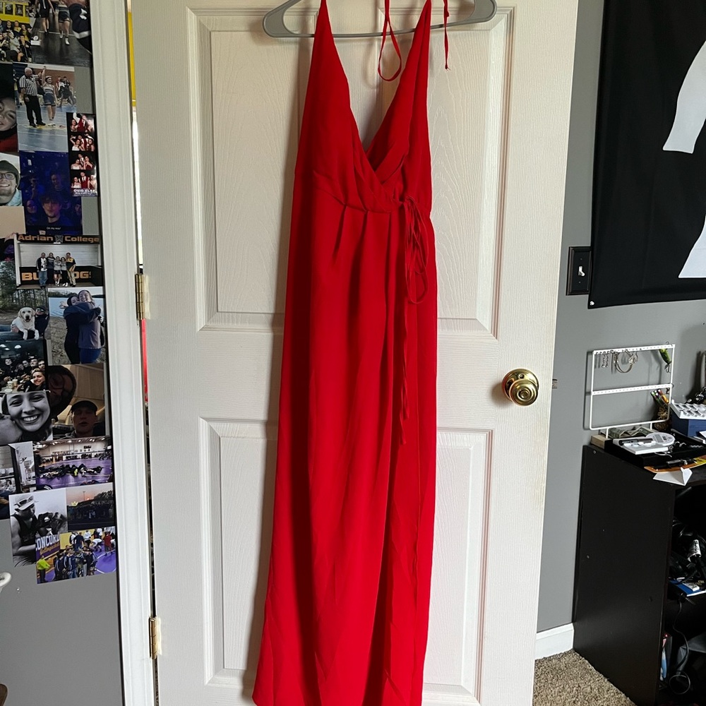 Red, luxxel, body suit/dress